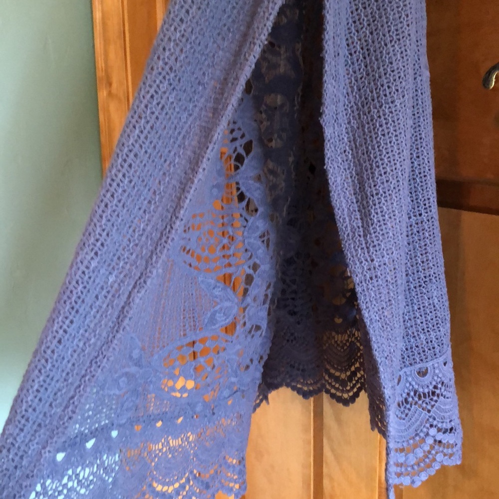 Johnny Was lavender colored lace tunic. Mint condition size XS runs large - Picture 4 of 4